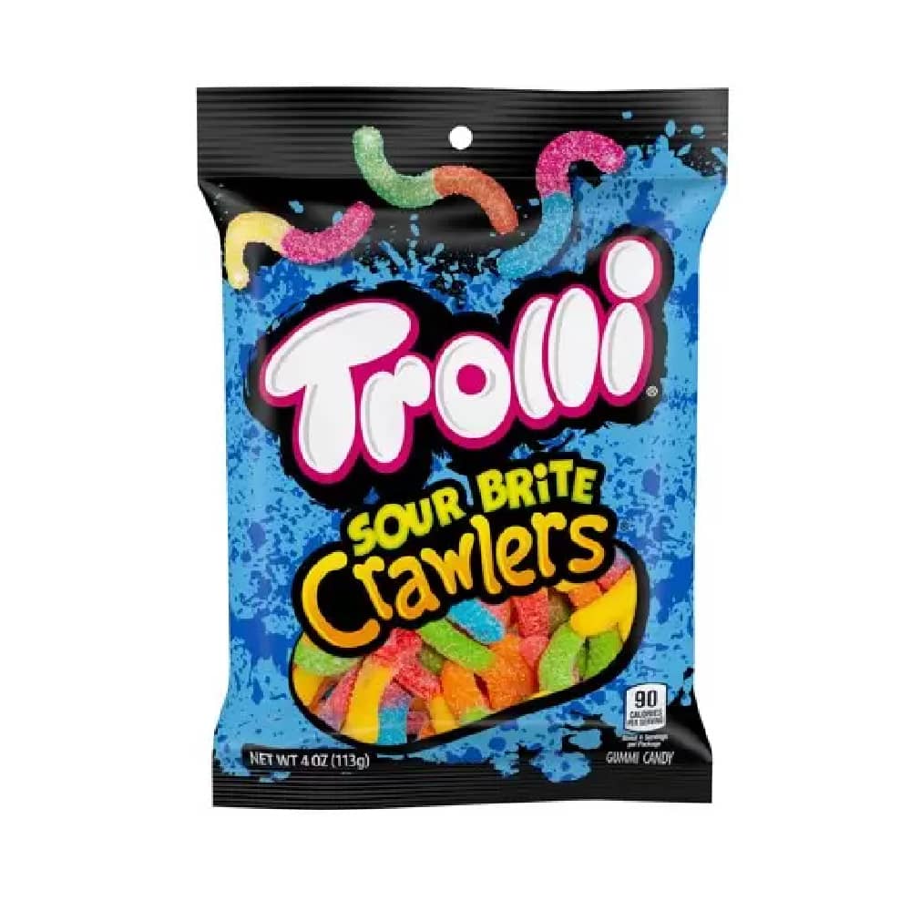 Trolli 600mg THC Sour Brite Crawlers Edibles Puffland Cannabis Online