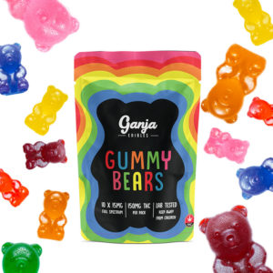 Ganja Bears Assorted - 10 x 15mg THC - By Top Shop Edibles
