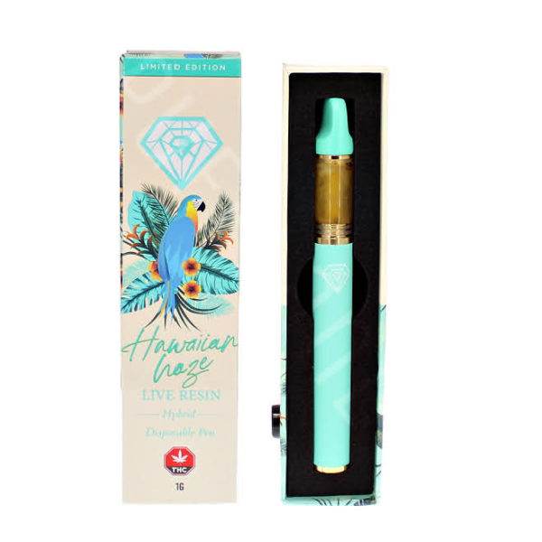 Hawaiian Haze Diamond Vape Pen Limited Light Blue