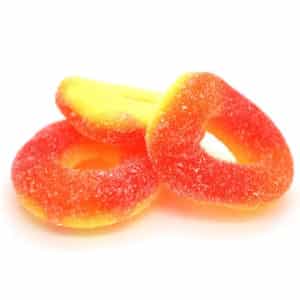 Peach Rings Remedyz THC Edibles