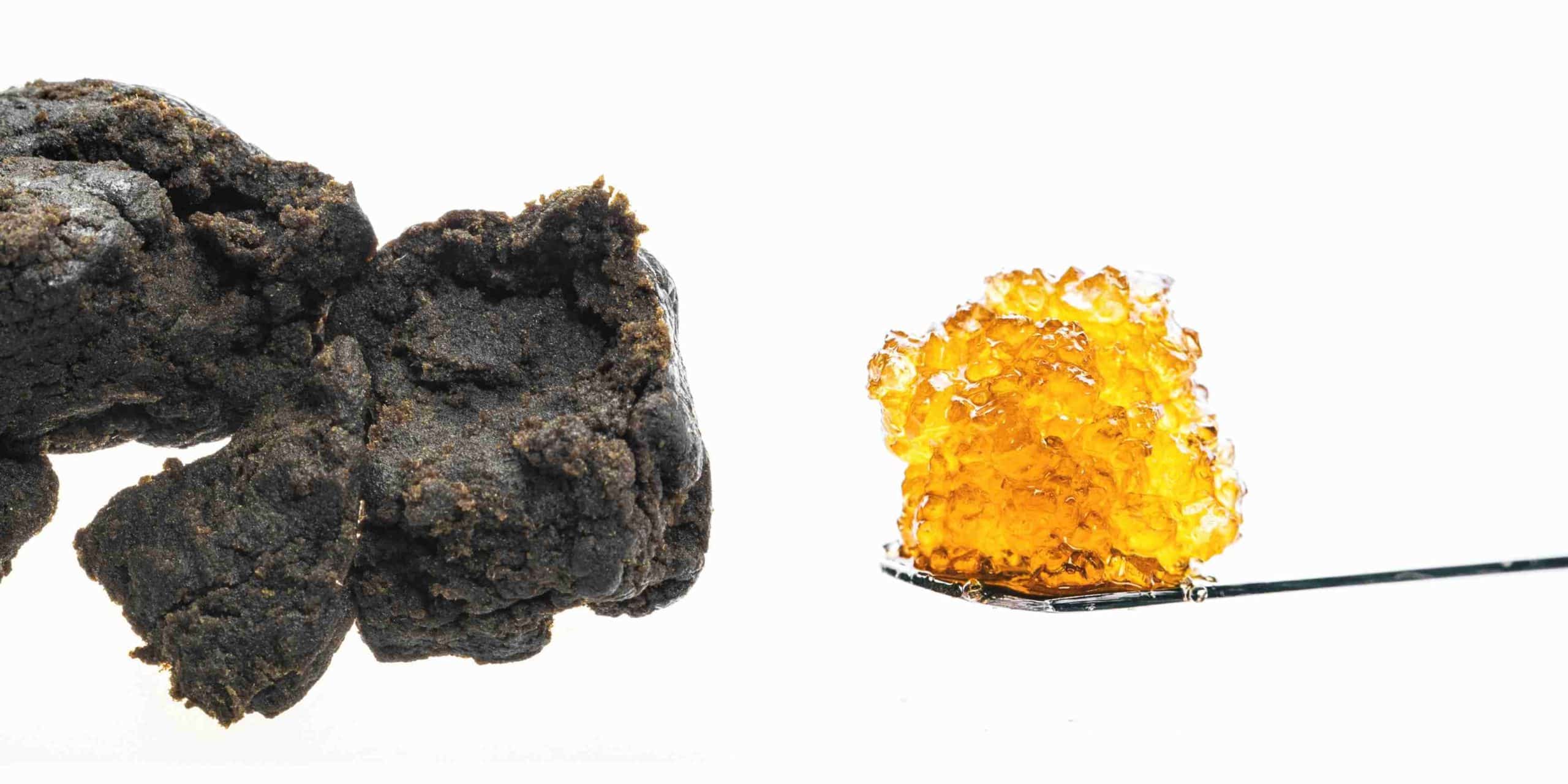 The difference between cannabis resin and live resin