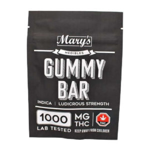 Mary's 1000mg Indica Gummy Bar (1)