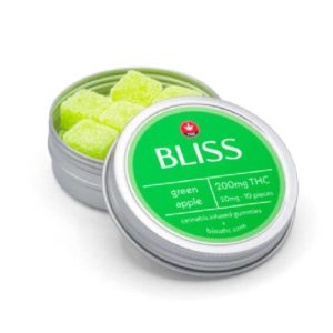 Bliss Edibles – Green Apple (200mg THC)