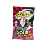 War Heads Sour Medicated Chewy Cubes Edible 500MG THC