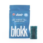 Blue Raspberry Blokk 600mg THC Sativa Vegan Gummy