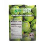Burn Bites Green Apple 250mg THC Gummies