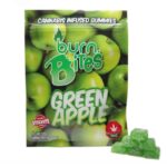 Burn Bites Green Apple 250mg THC Gummies