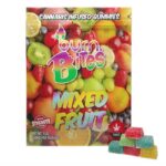 Burn Bites Mixed Fruit 250mg THC Gummies