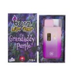 Buy Burn Live Resin Disposable Vapes Online - Granddaddy Purple (Indica) 2G