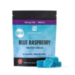 Twisted Singles Sour Blue Raspberry Indica 160mg THC